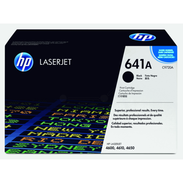 HP C9720A/641A Toner cartridge black, 9.000 pages/5% for Canon LBP-85/HP Color LaserJet 4650