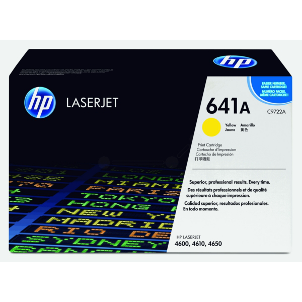HP C9722A/641A Toner cartridge yellow, 8.000 pages/5% for Canon LBP-85/HP Color LaserJet 4650