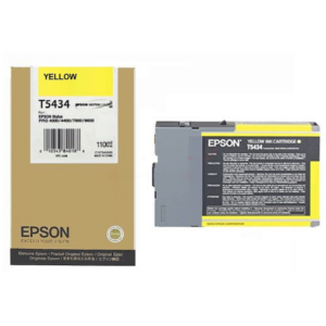 picture Epson C13T543400/T5434 Ink cartridge yellow 110ml for Epson Stylus Pro 9600