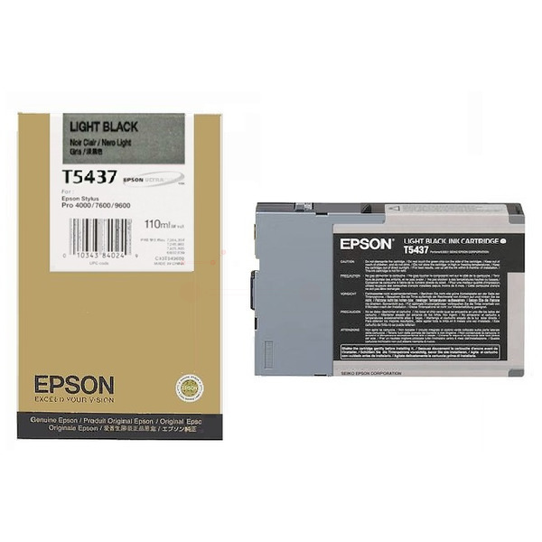 Epson C13T543700/T5437 Ink cartridge light black 110ml for Epson Stylus Pro 9600