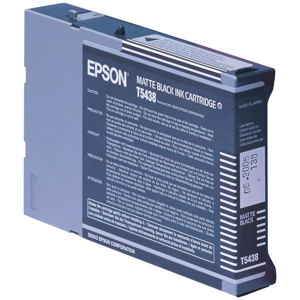 Epson C13T543800/T5438 Ink cartridge black matt 110ml for Epson Stylus Pro 4800/9600