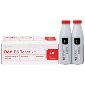 OCE 250.01.843/B5 Toner black + Toner waste box 450 grams Pack=2 for OCE 9600