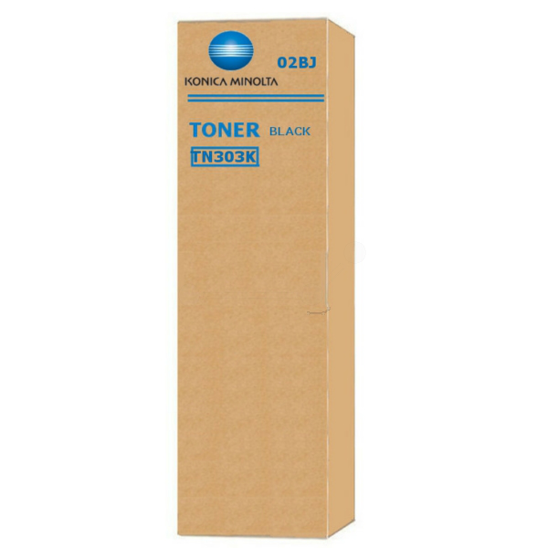 Konica Minolta 02BP/TN-303K Toner black, 29.000 pages 600 grams for Konica 7235