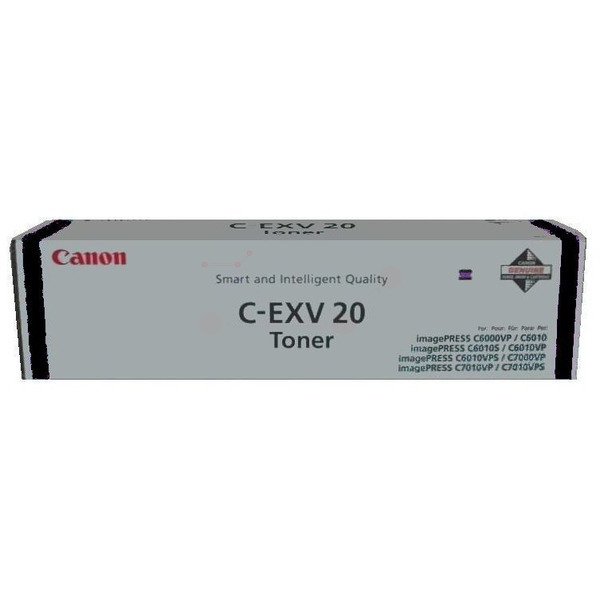 Canon 0436B002/C-EXV20 Toner black, 35.000 pages 1606 grams for Canon imagePRESS C 7000