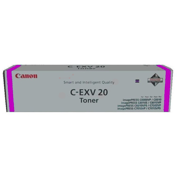picture Canon 0438B002/C-EXV20 Toner magenta, 35.000 pages 1606 grams for Canon imagePRESS C 7000