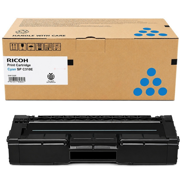 Ricoh 406349/SPC310E Toner cyan, 2.500 pages/5% for Ricoh Aficio SP C 231/320