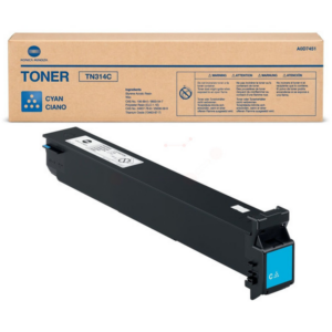 Konica Minolta A0D7451/TN-314C Toner cyan, 20.000 pages for KM bizhub C 353