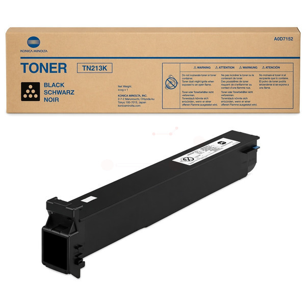 Konica Minolta A0D7152/TN-213K Toner black, 24.500 pages/5% for KM bizhub C 203/253