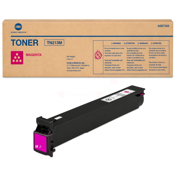 Konica Minolta A0D7352/TN-213M Toner magenta, 19.000 pages/5% for KM bizhub C 203/253