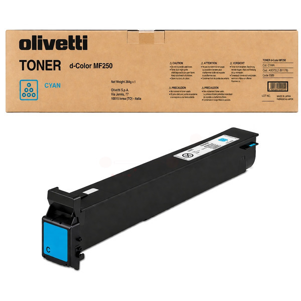 Olivetti B0730 Toner cyan, 19.000 pages/5% for Olivetti d-Color MF 201 plus/250