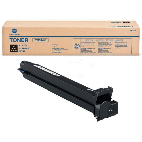 Konica Minolta A0D7151/TN-314K Toner black, 26.000 pages for KM bizhub C 353