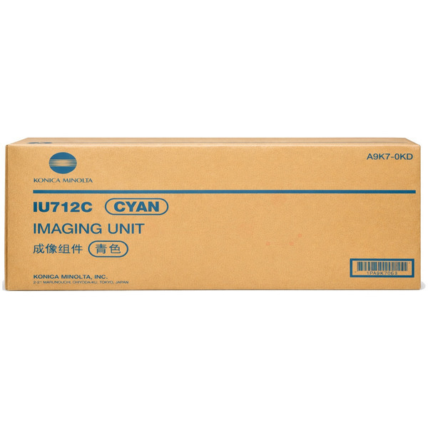 Konica Minolta A9K70KD/DR-712C Drum kit cyan, 167.000 pages for KM Bizhub C 659