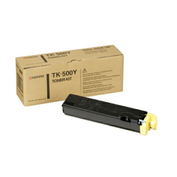 Kyocera 370PD3KW/TK-500Y Toner-kit yellow, 8.000 pages/5% for Kyocera FS-C 5016 N