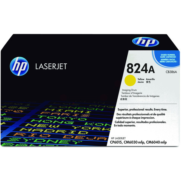 HP CB386A/824A Drum kit yellow, 23.000 pages ISO/IEC 19798 for HP CLJ CP 6015/CM 6040