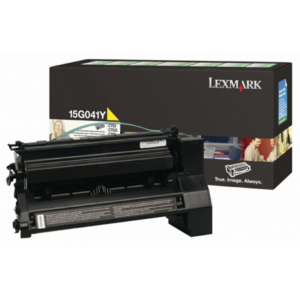 picture Lexmark 15G041Y Toner cartridge yellow return program, 6.000 pages/5% for Lexmark C 752/L
