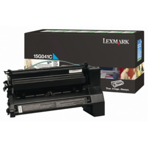 picture Lexmark 15G041C Toner cartridge cyan return program, 6.000 pages/5% for Lexmark C 752/L