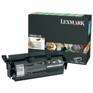 Lexmark T654X11E Toner cartridge black extra High-Capacity return program, 36.000 pages ISO/IEC 19752 for Lexmark T 654