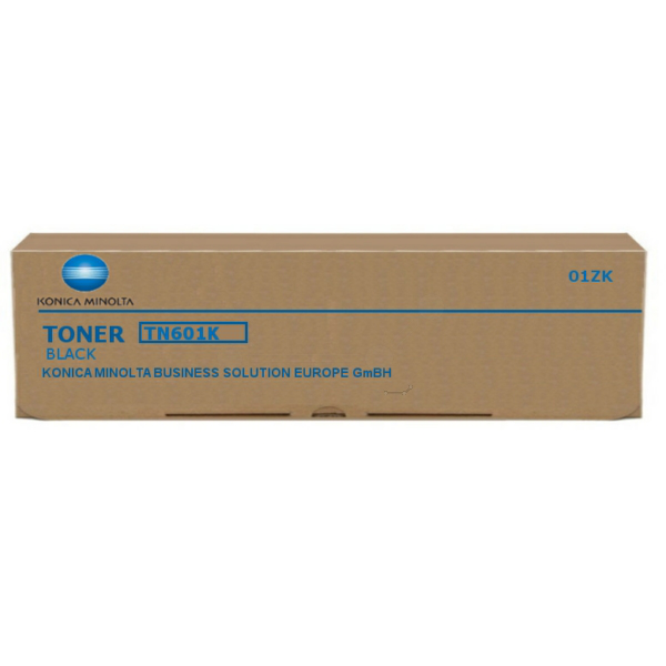 Konica Minolta 01ZK/TN-601K Toner black, 43.000 pages 1040 grams for Minolta DI 650