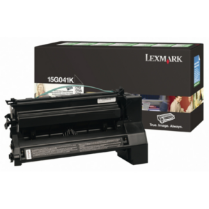 picture Lexmark 15G041K Toner cartridge black return program, 6.000 pages/5% for Lexmark C 752/L