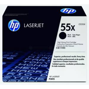 picture HP CE255X/55X Toner cartridge black high-capacity, 12.500 pages ISO/IEC 19752 for HP LaserJet P 3015