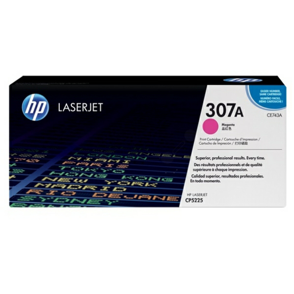 picture HP CE743A/307A Toner cartridge magenta, 7.300 pages ISO/IEC 19798 for HP CLJ CP 5220
