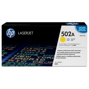 picture HP Q6472A/502A Toner cartridge yellow, 4.000 pages/5% for HP Color LaserJet 3600