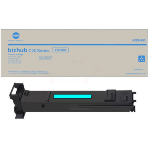 picture Konica Minolta A0DK453/TN-318C Toner cyan, 8.000 pages for KM bizhub C 20