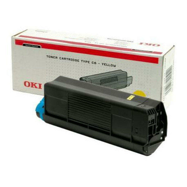 OKI 42127405 Toner yellow, 5.000 pages/5% for OKI C 5100/5200