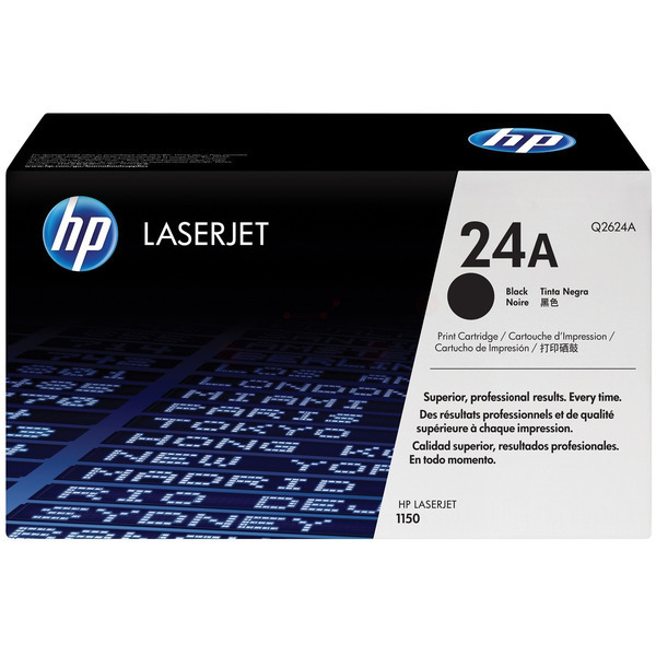 HP Q2624A/24A Toner cartridge black, 2.500 pages ISO/IEC 19752 for HP LaserJet 1150