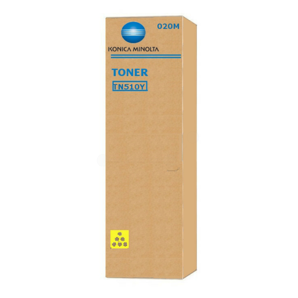 Konica Minolta 020M/TN-510Y Toner yellow, 20.000 pages for KM bizhub C 500