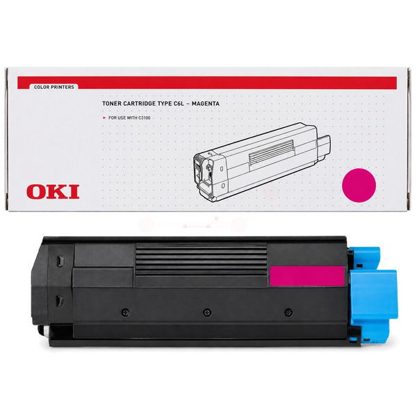 OKI 42804514/TYPE C6L Toner magenta, 3.000 pages/5% for OKI C 3100