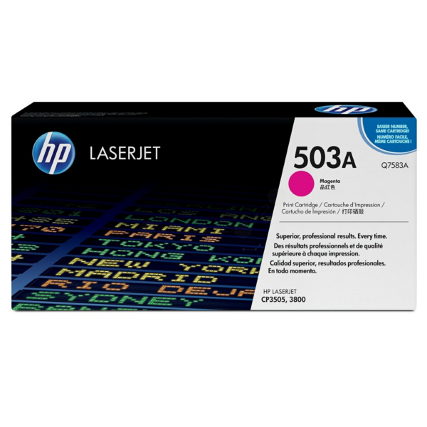 HP Q7583A/503A Toner cartridge magenta, 6.000 pages/5% for HP Color LaserJet 3800