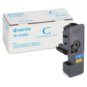 picture Kyocera 1T02R7CNL0/TK-5240C Toner-kit cyan, 3.000 pages ISO/IEC 19798 for Kyocera M 5526
