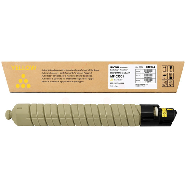 picture Ricoh 842044/TYPE MPC3501 Toner yellow, 15.000 pages/5% 370 grams for Ricoh Aficio MP C 2800/3001
