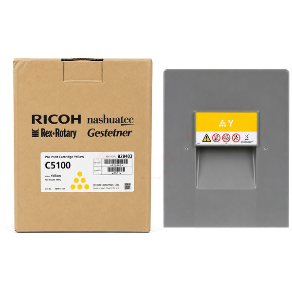 picture Ricoh 828222/TYPE C5100 Toner yellow, 30.000 pages for Ricoh Pro C 5100