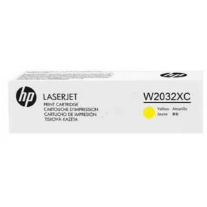 picture HP W2032XC/415X Toner cartridge yellow Contract, 6.000 pages ISO/IEC 19798 for HP M 454