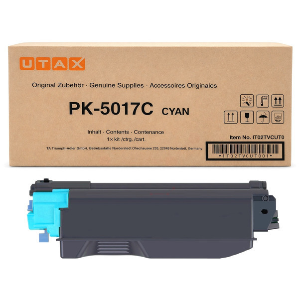 picture Utax 1T02TVCUT0/PK-5017C Toner-kit cyan, 6.000 pages ISO/IEC 19752 for TA P-C 3062