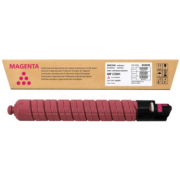 Ricoh 842045/TYPE MPC3501 Toner magenta, 15.000 pages/5% 370 grams for Ricoh Aficio MP C 2800/3001