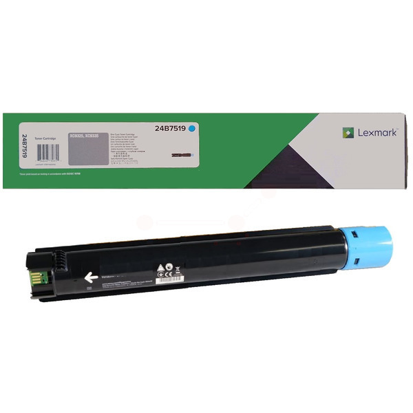 picture Lexmark 24B7519 Toner-kit cyan, 14.500 pages ISO/IEC 19752 for Lexmark XC 9325