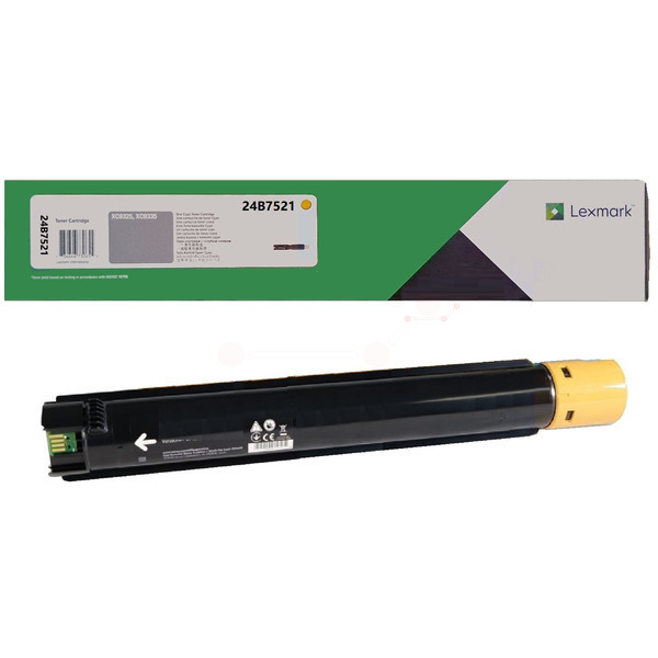Lexmark 24B7521 Toner-kit yellow, 14.500 pages ISO/IEC 19752 for Lexmark XC 9325