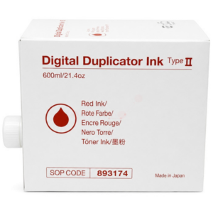 picture Ricoh 893174/TYPE IICS Ink red 600ml Pack=5 for Ricoh JP 1010/1030/1235/Priport DX 2330
