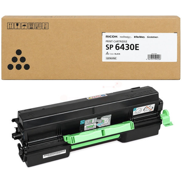 Ricoh 407510/SP6430E Toner black, 10.000 pages ISO/IEC 19752 for Ricoh Aficio SP 6430